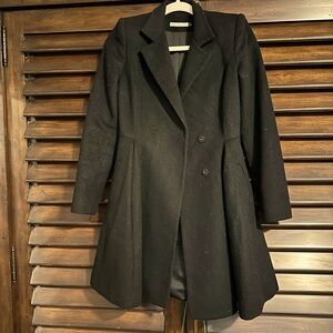 Great pleated wool coat, xs, Alice & Olivia